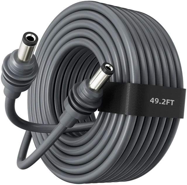 Main image of Starlink Mini Power Cable 49.2FT/15M, Replacement DC Power Cable Starlink Mini Accessories, Starlink Power Cord Outdoor,Original Length Extention Cables Cord Waterproof