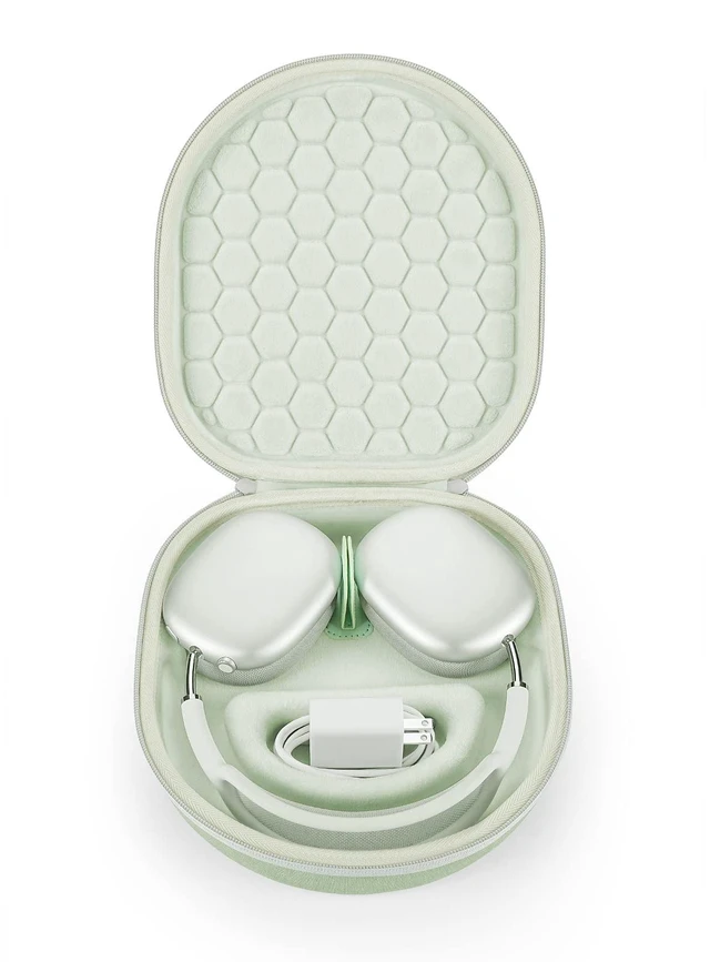 Main image of Smart Case for Apple AirPods Max Supports Sleep Mode, Hard Organizer Portable Carry Travel Cover Storage Bag