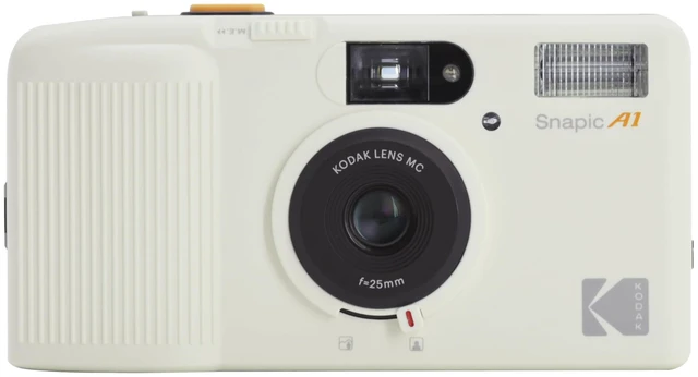 Main image of Snapic A1 35mm Film Camera 35mm, Reusable, 2-Zone Focus, Lightweight, Compact (Ivory White) (Film & AAA Battery are not Included)
