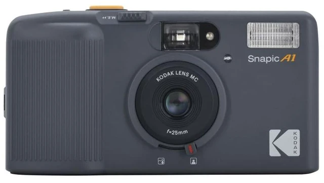Main image of Snapic A1 35mm Film Camera 35mm, Reusable, 2-Zone Focus, Lightweight, Compact (Rhino Grey) (Film & AAA Battery are not Included)