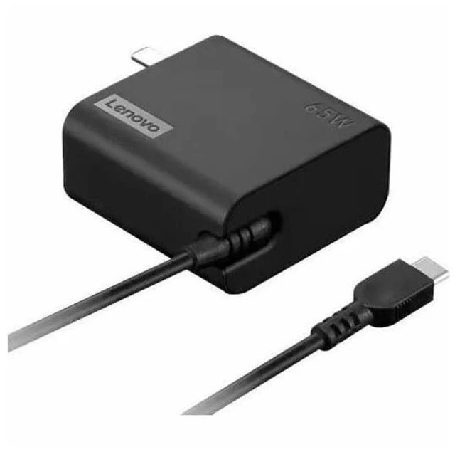 Alt view image 5 of 7 - USB-C 65W Wall Charger - PD 3.0 - Power Adapter for Laptop, Tablet, Notebook, USB-C Compatible Devices - Slim, Light and Portable with 5.9 Foot (1.7m) Cable - Black