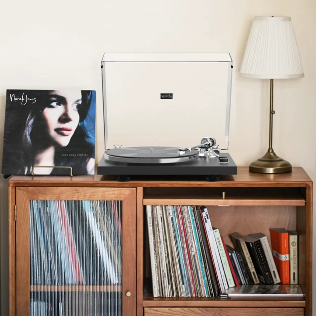 Alt view image 5 of 7 - ® Record Player Turntable for Vinyls with BT Wireless Output,Black Audio Phono AT-3600L MM Cartridge,Adjust Counterweight,Belt-Drive,2 Speed,Wireless Out,RCA Line,USB to PC Digital Recording