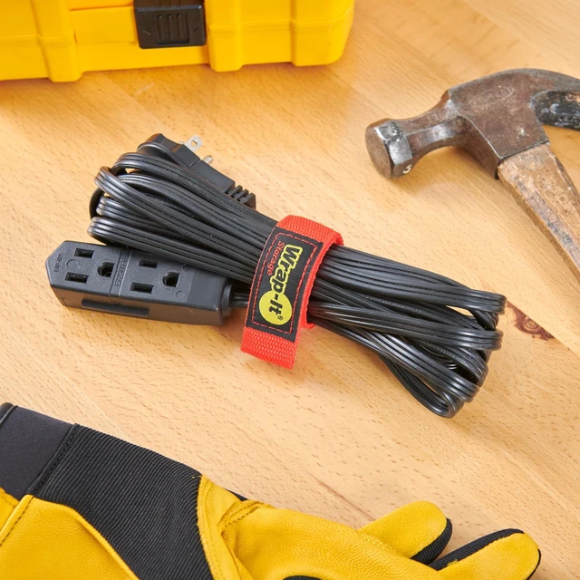 Alt view image 6 of 7 - Quick-Straps by - Assorted 12-Pack Multicolor Hook and Loop Hose and Cable Organizers