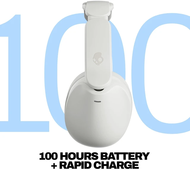 Alt view image 2 of 7 - Hesh 360 Wireless Headphones 100 Hours Battery, Noise Isolating Fit, Flat-Folding Collapsible Design, Microphone, Customized Sound, Travel, Study, Gym