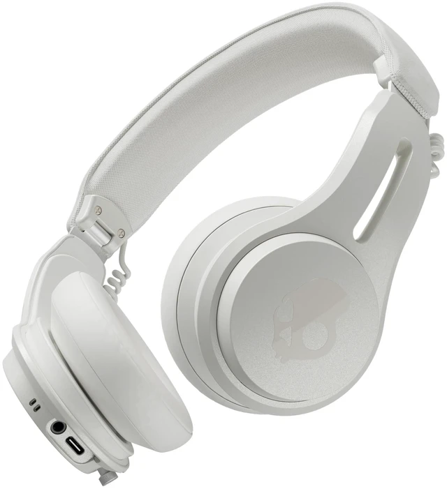 Main image of Icon ANC Noise Canceling Wireless Headphones - Bone/Orange On-Ear Fit, Bluetooth, Noise Cancellation, 60 Hours Battery, Sweat Water Resistant, Foldable, Travel Ready, Microphone