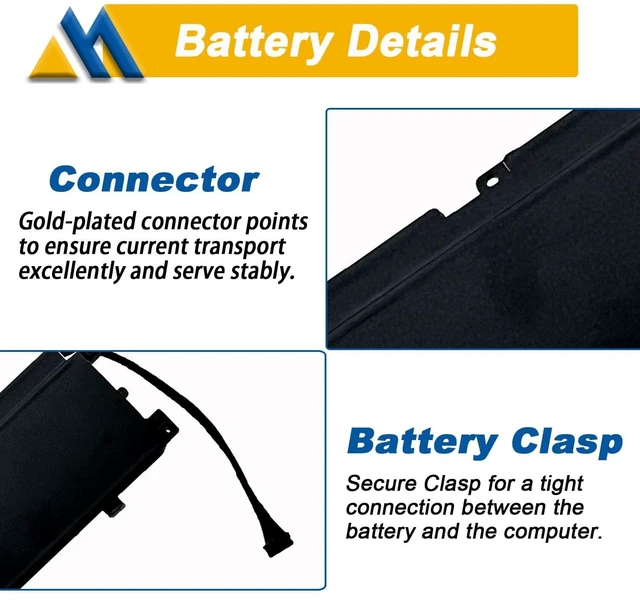 Alt view image 4 of 7 - RC30-0328 RZ09-0328 Laptop Battery Replacement for Razer Blade 15 Base 2020/2021 RZ09-0328X RZ09-03289 RZ09-03287 RZ09-03286 RZ09-0369 RZ09-03287E22 RZ09-0410x RZ09-0330X RZ09-03304x