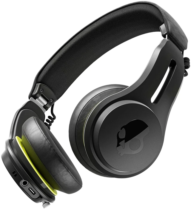 Main image of Icon ANC Noise Canceling Wireless Headphones - True Black On-Ear Fit, Bluetooth, Noise Cancellation, 60 Hours Battery, Sweat Water Resistant, Foldable, Travel Ready, Microphone