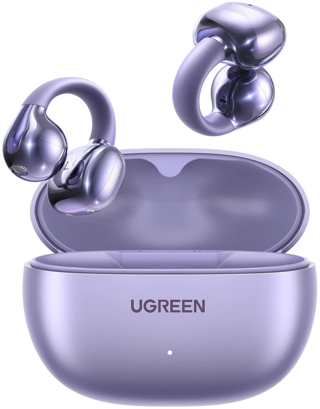 Main image of HiTune S3 Open Ear Earbuds, Bluetooth 5.4, Clip on Earbuds, Purple Lightweight, Comfort, Wireless Headphones ENC Clear Calls, 30H Playtime, IPX5 Waterproof, for Driving Running Workout Cycling