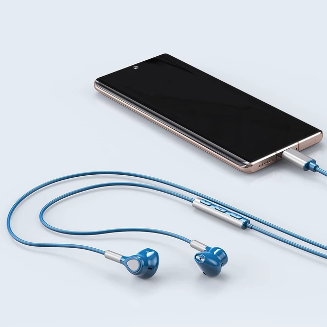 Alt view image 7 of 7 - USB C Headphones for Samsung Galaxy S26 S25 S24 S23 S22 S21 S20 A56 A17 A16 Wired USB C Earbuds with Mic Volume Control Earphones USB Type C Headphones for iPhone 18 17 16 15 Pro Max iPad 10 Pixel 11