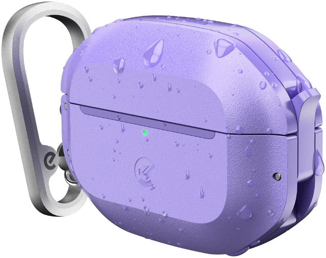 Main image of for Waterproof Airpods Pro 3 Case Lock - Ultra Rugged Wild Lavender IP68 Water Proof, Dust Proof, Shockproof Protector, Heavy Duty Protection, Drop Proof Cover, Carabiner for iPods Pro 3rd Gen