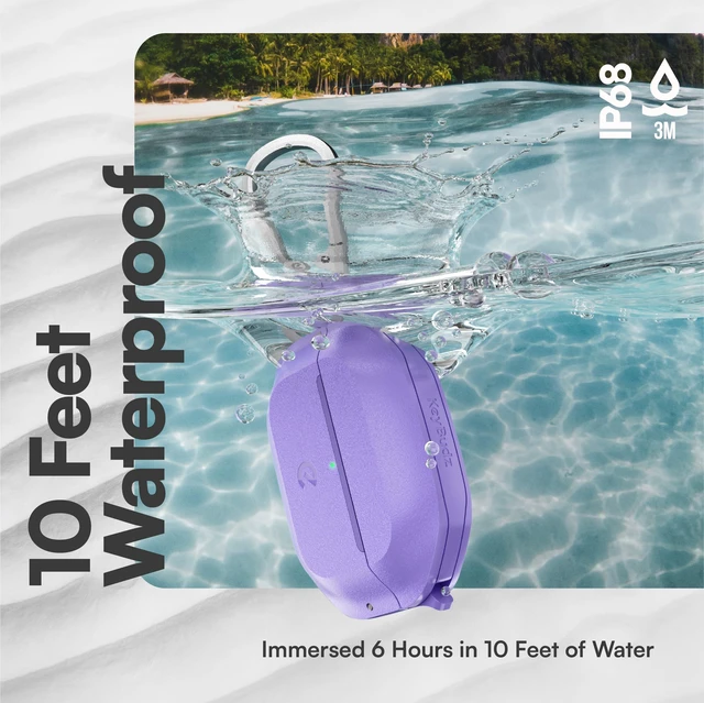 Alt view image 5 of 7 - for Waterproof Airpods Pro 3 Case Lock - Ultra Rugged Wild Lavender IP68 Water Proof, Dust Proof, Shockproof Protector, Heavy Duty Protection, Drop Proof Cover, Carabiner for iPods Pro 3rd Gen