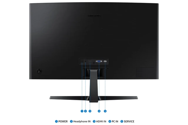 Alt view image 7 of 7 - 27" Essential S3 (S36GD) Series FHD 1800R Curved Computer Monitor 100Hz, Game Mode, Advanced Eye Comfort, HDMI and D-sub Ports (LS27D36DGANXZA)