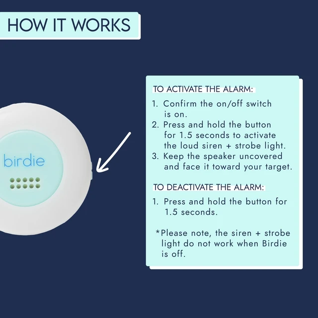 Alt view image 3 of 7 - The Original Personal Safety Alarm Disc for Bikes, Hikes, and Late Nights - Loud Siren, LED Light for Extra Visibility, Rechargeable, Handsfree, Lightweight, Water Resistant (Aqua)