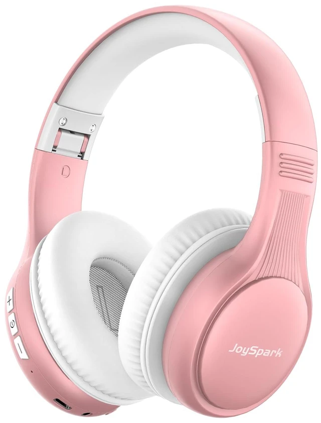 Main image of Kids Bluetooth Headphones Foldable, 60Hrs, Built-in Mic-Rose Gold 85/94dB Volume Limited, Stereo Sound, Type-C Fast Charging, Bluetooth 5.4, Wireless Headphones for Kids Toddler Travel School