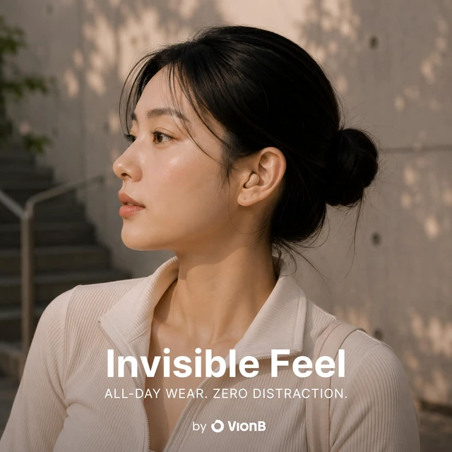 Alt view image 6 of 7 - Air Skin Tones Invisible Earbuds for Small Ears - Wireless Bluetooth 5.4, Skin-Matching Mini Stemless Ear Buds, IPX5 Waterproof, Crystal Clear Calls (Soft Sand)