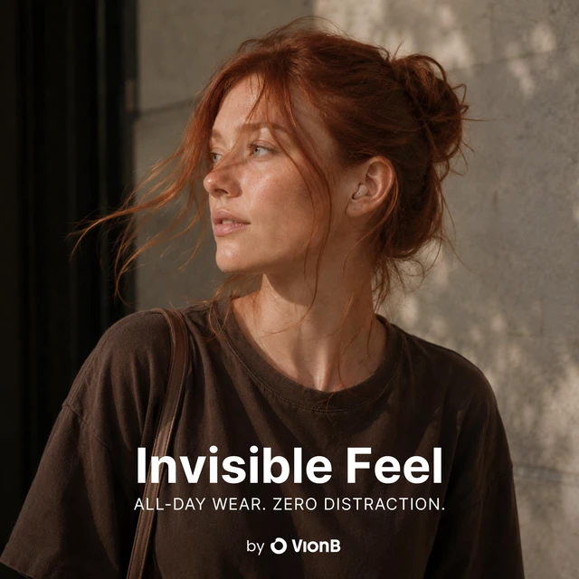 Alt view image 6 of 7 - Air Skin Tones Invisible Earbuds for Small Ears - Wireless Bluetooth 5.4, Skin-Matching Mini Stemless Ear Buds, IPX5 Waterproof, Crystal Clear Calls (Bare Peach)