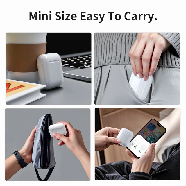 Alt view image 6 of 7 - Replacement Wireless Charging Case for AirPods 1st/2nd Charging Case, AirPods 2 Charging Case with Bluetooth Pairing Sync Button, No Earbuds AirPods 2 Charger Case