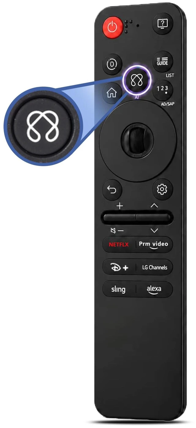 Main image of Magic AI Voice Remote for LG Smart TV,2019-2025 Replacement Control for All LG Webos Nanocell C5, B5, G5, M5,4K,8K,for AN-MR25GA/MR24GA/MR23GA/MR22GA/MR21GA/MR20GA/MR19BA