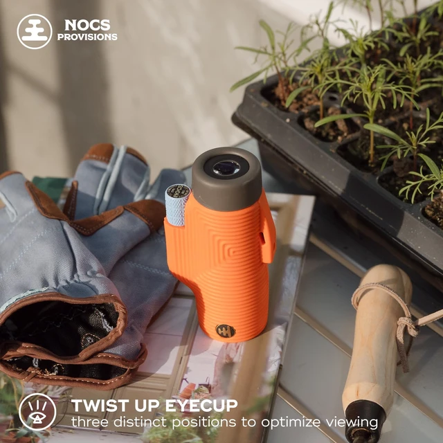 Alt view image 6 of 7 - Zoom Tube 8x32 Monocular, Bird Watching & Backpacking 8X Magnification Telescope, Bak4 Prism, Wide Field of View for Wildlife Viewing
