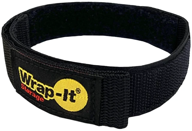 Main image of Quick-Straps by - 18" (8-Pack) Black Hook and Loop Hose and Cable Organizers