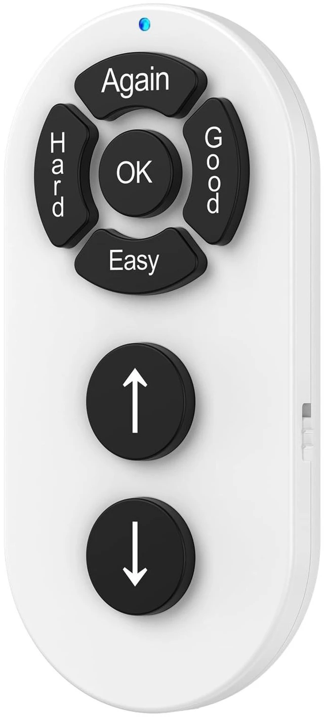 Main image of Remote for Anki,No Remap,Compatible with Mac,PC,iOS,Android,White Screen-Matched Button Labels, Fast Pair, No Add-ons, For Mac/iPad/iPhone/Android/Windows, Portable Design