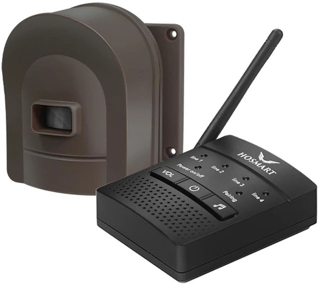 Main image of 1/2 Mile Driveway Alarm Wireless Sensor System Driveway Sensor Alert System Weatherproof Security Outdoor Motion Sensor & Detector &Protect Outdoor/Indoor Property