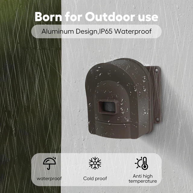 Alt view image 4 of 7 - 1/2 Mile Driveway Alarm Wireless Sensor System Driveway Sensor Alert System Weatherproof Security Outdoor Motion Sensor & Detector &Protect Outdoor/Indoor Property