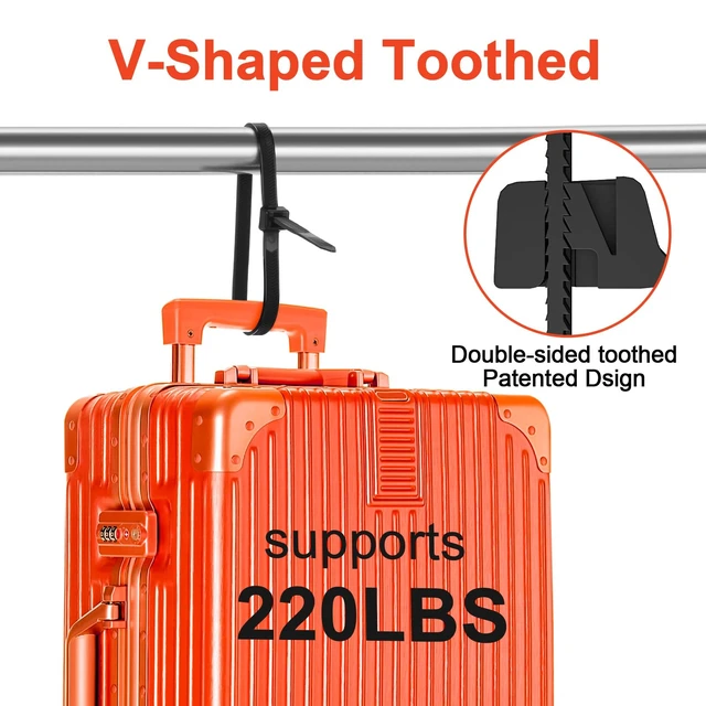 Alt view image 3 of 7 - Zip Ties Heavy Duty 18 Inch V-Shaped Toothed Double Sided With 220 LBS Tensile Strength Cable Wire Ties Adjustable More Durable Nylon Tie Wraps for Indoor Outdoor100 Pack