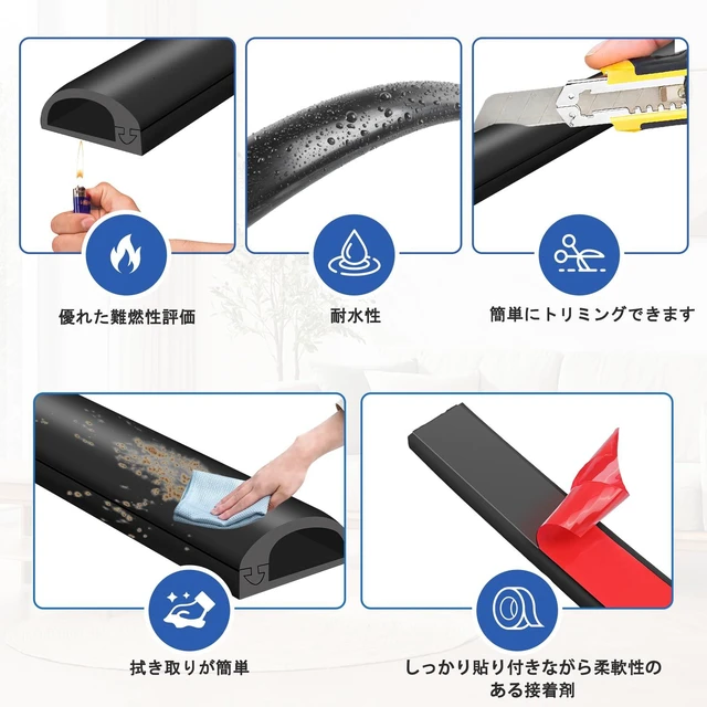 Alt view image 7 of 7 - Silicone Cord Hider for Wall,236" Self-Adhesive Wire Hider for Cords,Side Open Cable Raceway Kit for Mounted TV,Flexible Cord Cover Cable Concealer Channel for Home & OfficeCavity 0.63" W x 0.31" H