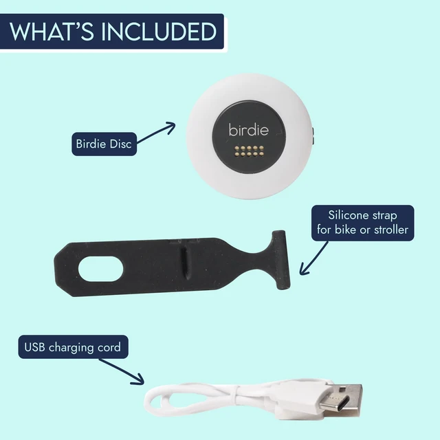 Alt view image 7 of 7 - The Original Personal Safety Alarm Disc for Bikes, Hikes, and Late Nights - Loud Siren, LED Light for Extra Visibility, Rechargeable, Handsfree, Lightweight, Water Resistant (Charcoal)