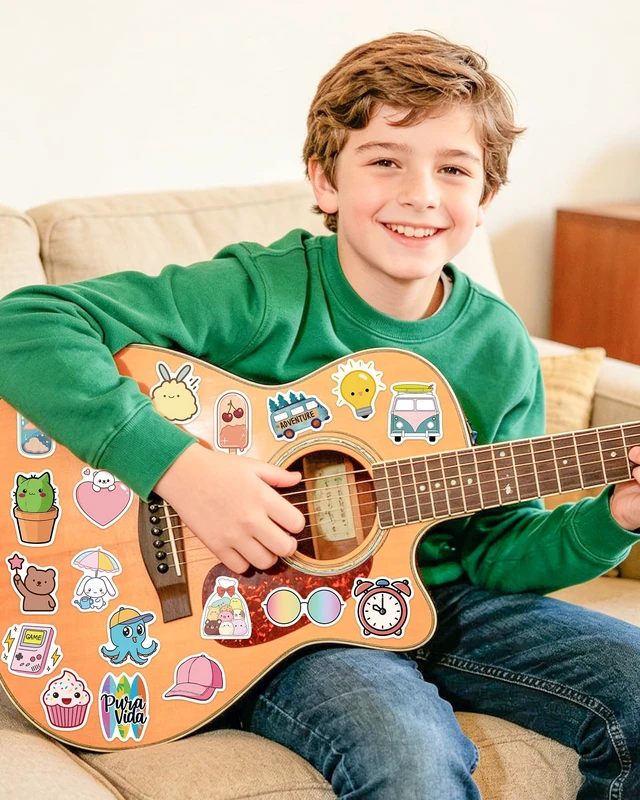 Alt view image 4 of 7 - 600 Pcs Stickers for Kids, Cute Kids Water Bottle Stickers, Waterproof Vinyl Sticker Pack, Party Favors Goodie Bags Stuffers Kid Classroom Prizes for Elementary Students