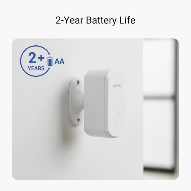 Alt view image 5 of 7 - Indoor Radar Motion Sensor RT, YS7806 Motion/No-Motion Alerts, Adjustable Sensitivity, Up to 2-Year Battery, LoRa Protocol Up to 2034 Feet, Hub Required
