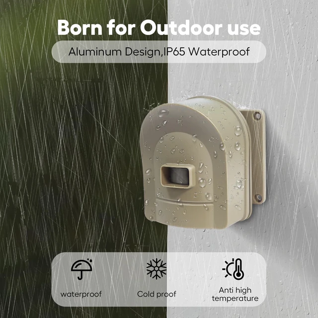 Alt view image 4 of 7 - 1/2 Mile Driveway Alarm Wireless Outdoor Motion Sensor System Driveway Sensor Alert System Weatherproof Security Sensor & Detector Protect Outdoor/Indoor Property