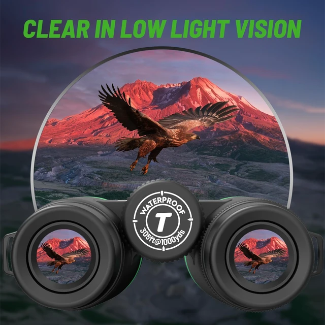 Alt view image 4 of 7 - 15x55 UHD Binoculars for Adults High Powered with Phone Adapter - Large View, BAK4 Prism, Waterproof, Lightweight for Bird Watching, Hunting, Cruise, Travel, Camping (Green)