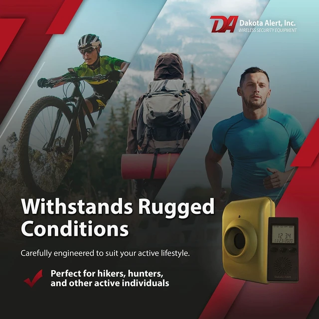Alt view image 4 of 7 - MTPR-4000 1-Mile Wireless Motion Sensor & Portable Receiver