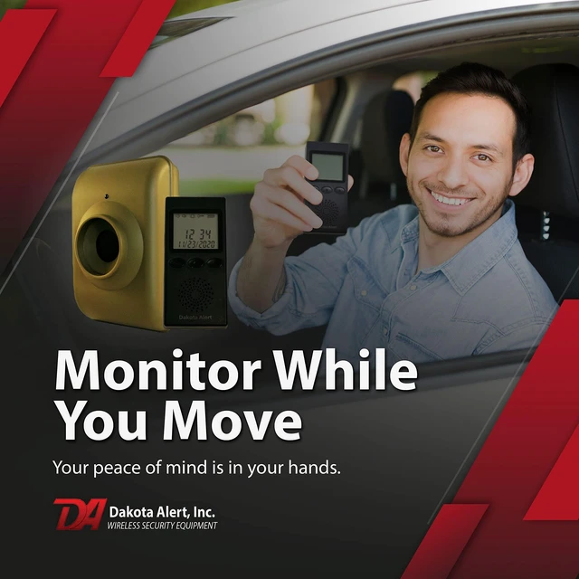 Alt view image 7 of 7 - MTPR-4000 1-Mile Wireless Motion Sensor & Portable Receiver