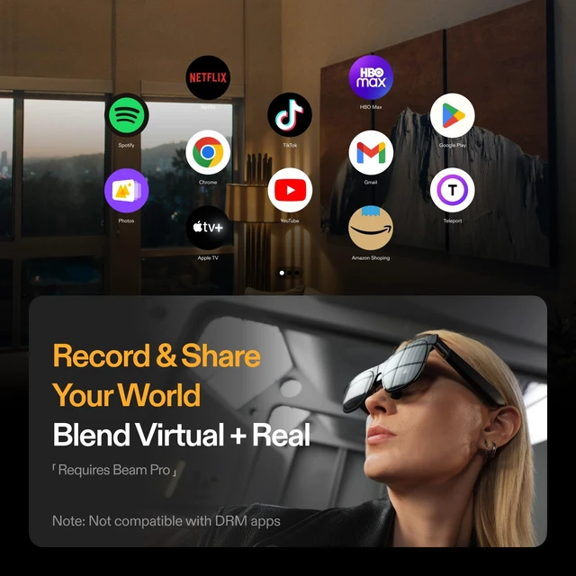 Alt view image 4 of 7 - Eye, Pairing One Series, 12MP RGB Camera Experience Native 6DoF Spatial Anchor, Record and Share & Blend Real + Virtual Worlds, Instant Photo & Video Capture