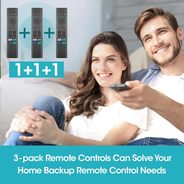 Alt view image 7 of 7 - 3 Pack Replacement for Samsung TV Remote, Universal for All 2019-2025 Samsung Remote Control for Smart TV (NO Voice Function)