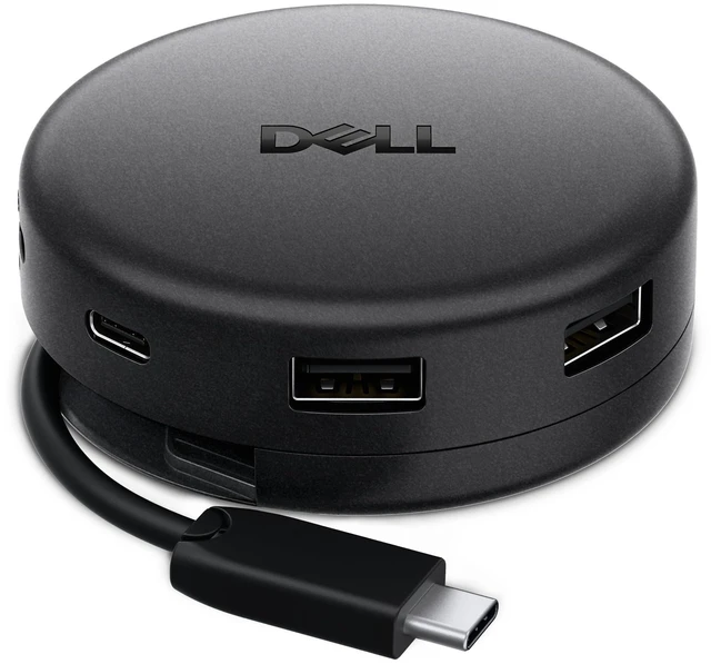 Main image of Pro 7-in-1 USB-C Travel Hub DA326, HDMI, Ethernet, Plug and Play Power Delivery 100W, DisplayPort 1.4 6K, USB-A 10G, Compact Design, 100% Recycled, 9.76" Cable, 3.30 oz
