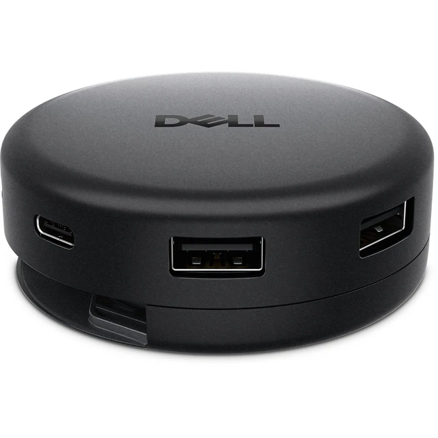 Alt view image 5 of 6 - Pro 7-in-1 USB-C Travel Hub DA326, HDMI, Ethernet, Plug and Play Power Delivery 100W, DisplayPort 1.4 6K, USB-A 10G, Compact Design, 100% Recycled, 9.76" Cable, 3.30 oz