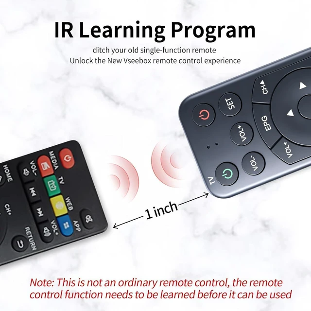 Alt view image 4 of 7 - Replacement Remote Control for vSeeBox V1 / V2 /Pro/Elite/Max Voice Search, Replacement for OctaStream Elite Max Latest Technology Android TV Box 2023