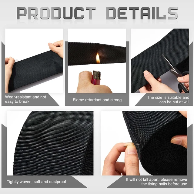Alt view image 4 of 7 - 26 Ft Nylon Hydraulic Hose Protector Sleeve Cover,2.5 Inch Id Abrasion Resistant Wrap for TIG Torch Cables, Expandable Braided Sheath Protects from Heat, Flat Design for Cord Management