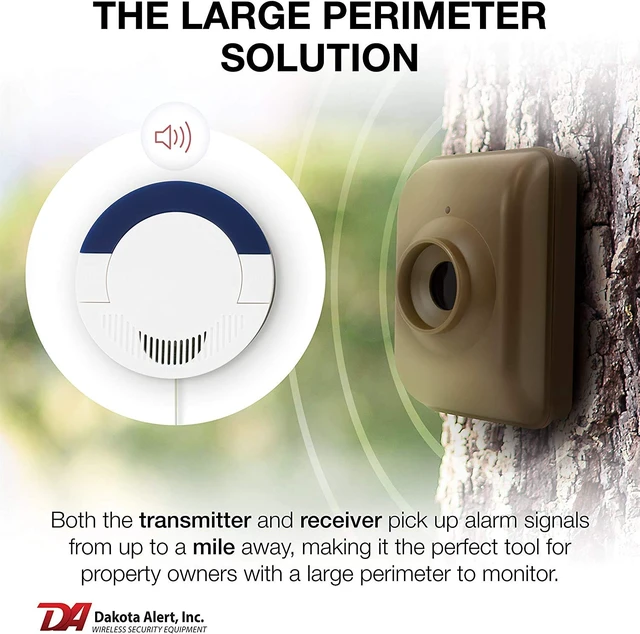 Alt view image 4 of 6 - DCMA-4000 1-Mile Wireless Driveway Alarm & Motion Sensor