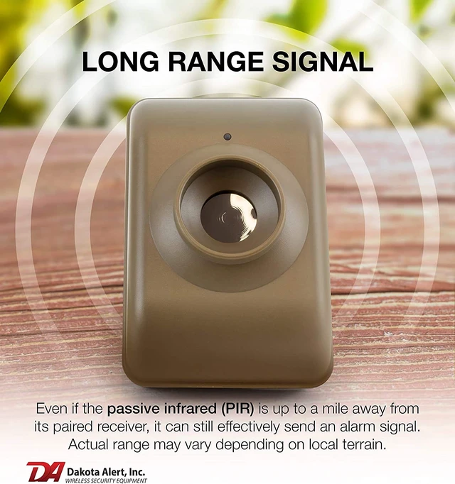 Alt view image 3 of 6 - DCMA-4000 1-Mile Wireless Driveway Alarm & Motion Sensor