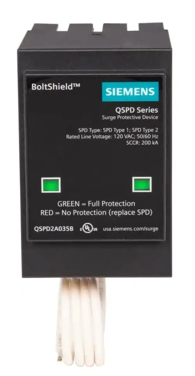 Alt view image 3 of 4 - QSPD2A035B 35 KAmp BoltShield Indoor Surge Protective Device