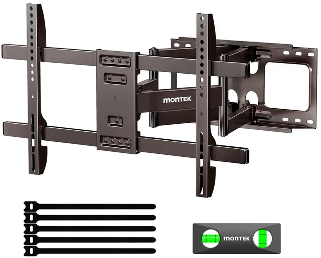 Main image of Outdoor Full Motion TV Wall Mount for 37-86 Inch TVs, Holds 132 lbs Weatherproof Bracket for Patio and Gazebo, 96H Salt Spray Tested, Stainless Steel Hardware, ±60° Swivel, VESA 600x400mm