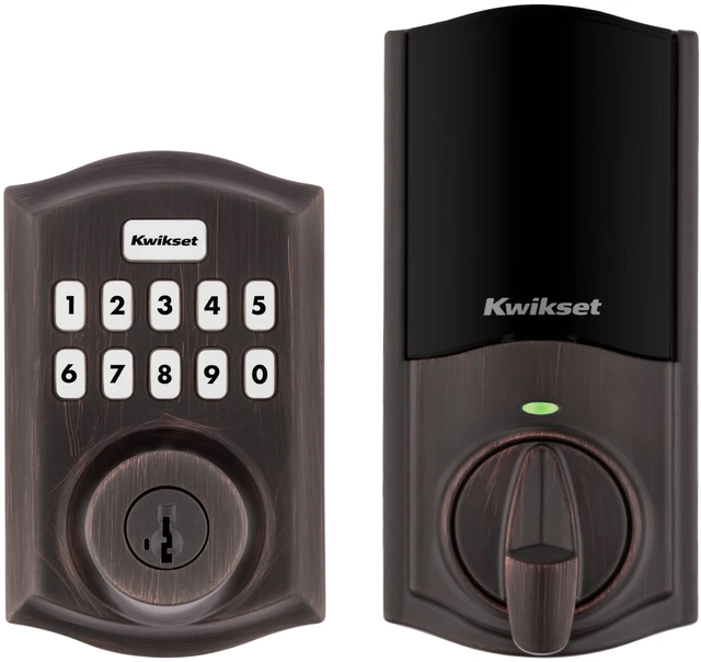 Main image of HomeConnect 620 Z-Wave Long Range Enabled Keypad Smart Lock Convenient Keyless Entry, Customizable User Codes, Ring Alarm Compatible, Hub Required, Sold Separately Venetian Bronze Traditional
