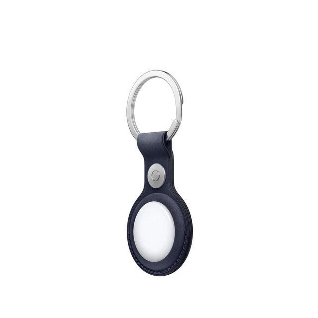 Alt view image 2 of 2 - AirTag FineWoven Key Ring - Navy