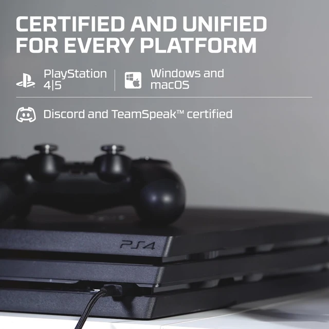 Alt view image 5 of 7 - QuadCast - USB Condenser Gaming Microphone, for PC, PS4, PS5 and Mac, Anti-Vibration Shock Mount, Four Polar Patterns, Pop Filter, Gain Control, Podcasts, Twitch, YouTube, Discord, Red LED
