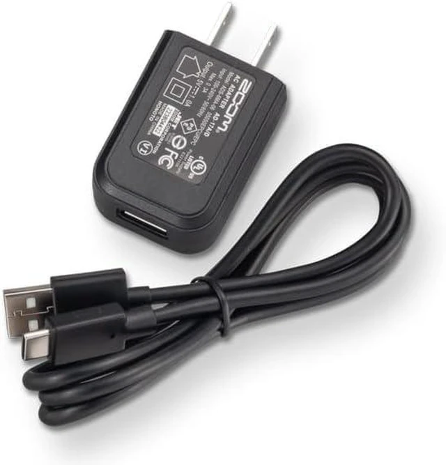 Alt view image 6 of 7 - H1essential 2-Track 32-Bit Float Portable Audio Recorder Bundle with APH-1e with Hairy Windscreen, Padded Shell Case, AC Adapter, & USB C-Cable